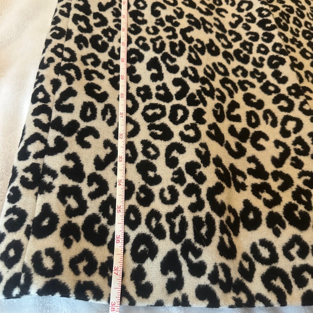 Rachel Zoe Los Angeles New York Long Coat Animal Print Size Large Women’s NWT - Picture 9 of 9